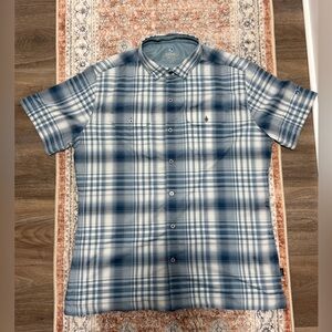 Kuhl Response Outdoor Plaid Button Up Hiking Shirt Men's